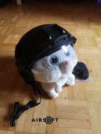 Casque avec visière 