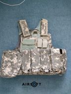 Gilet porte plaque Camouflage ACU