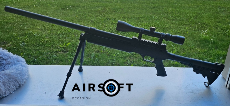 Pack complet sniper airsoft MB06D + accessoires (é
