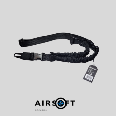 Sangle 1 point Bungee renforcée – Noir